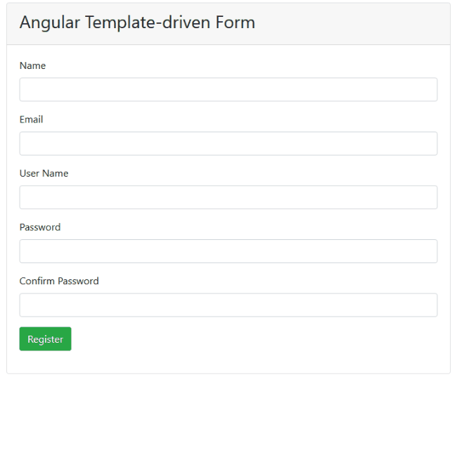 Angular reactive forms. Form validation. angular forms. angular code. registration form react.